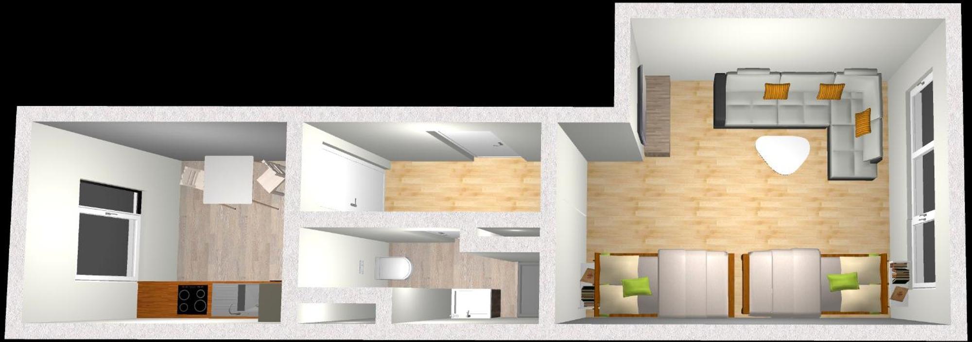 Emas4 Wohnung Mit 2 Einzelbetten, Kueche Krefeld Exterior photo